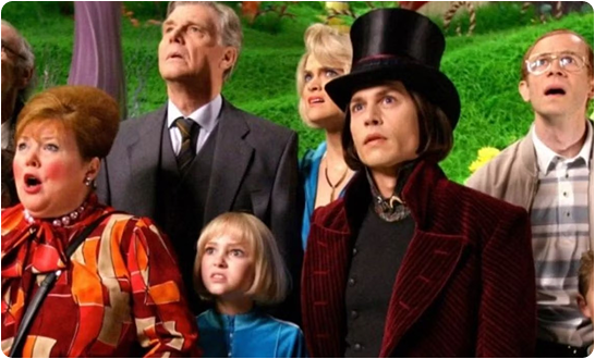 Charlie and the Chocolate Factory scene