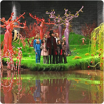 Chocolate river scene
